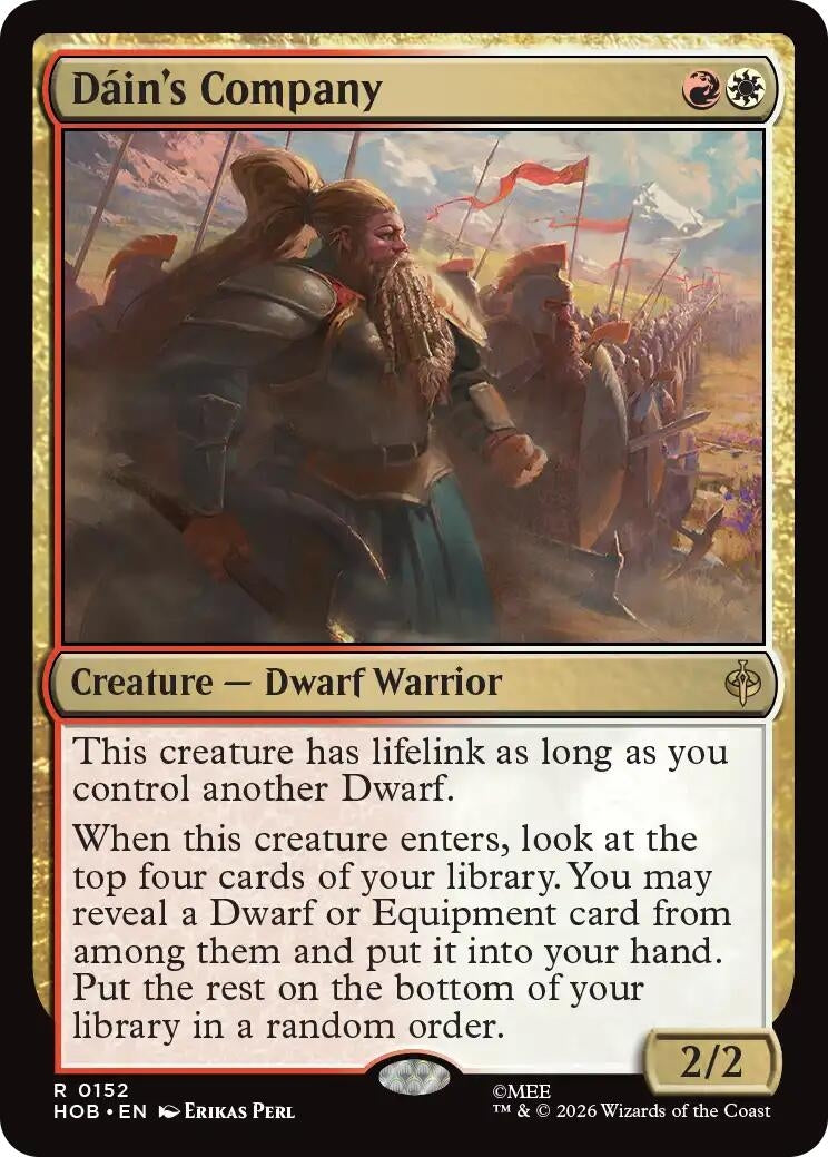 Image for Dain's Company (The Hobbit) (152) (HOB) - Magic: The Gathering