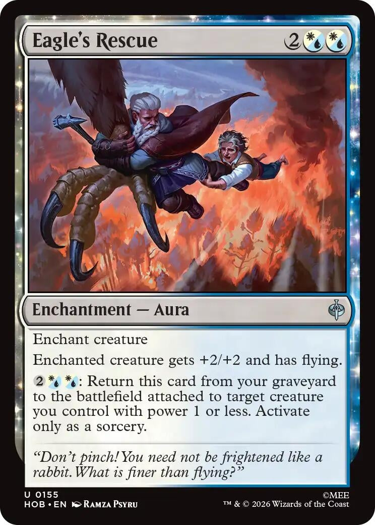 Image for Eagle's Rescue (The Hobbit) (155) (HOB) - Magic: The Gathering