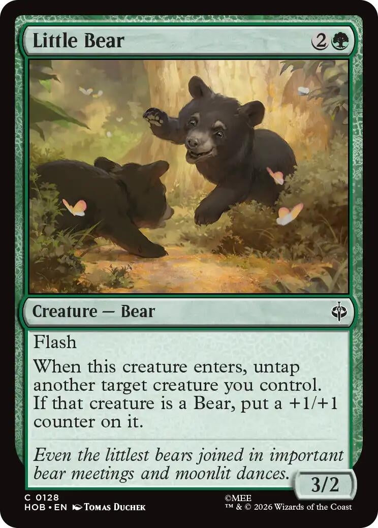 Image for Little Bear (The Hobbit) (128) (HOB) - Magic: The Gathering