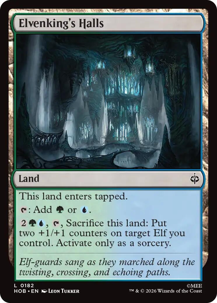 Image for Elvenking's Halls (The Hobbit) (182) (HOB) - Magic: The Gathering