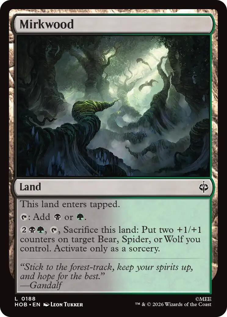 Image for Mirkwood (The Hobbit) (188) (HOB) - Magic: The Gathering