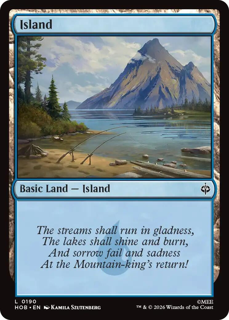 Image for Island (0190) (The Hobbit) (190) (HOB) - Magic: The Gathering