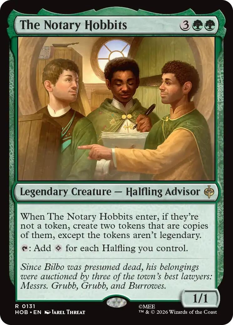 Image for The Notary Hobbits (The Hobbit) (131) (HOB) - Magic: The Gathering