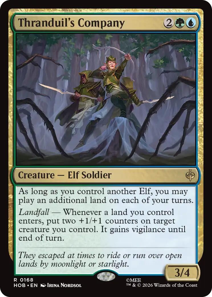 Image for Thranduil's Company (The Hobbit) (168) (HOB) - Magic: The Gathering