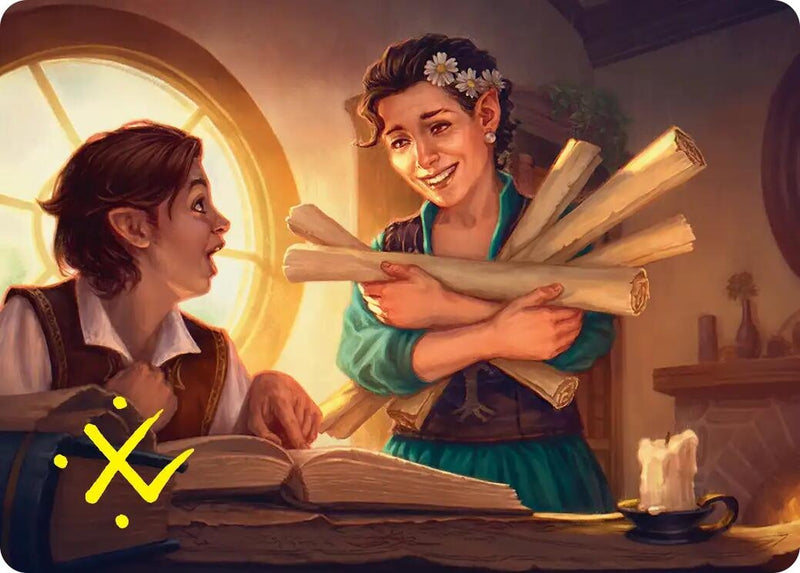 Image for Belladonna Took Art Card (Gold-Stamped Signature) (Art Series: The Hobbit) (2) (ASHOB) - Magic: The Gathering