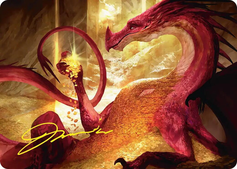 Image for Gleaming Splendor Art Card (Gold-Stamped Signature) (Art Series: The Hobbit) (4) (ASHOB) - Magic: The Gathering