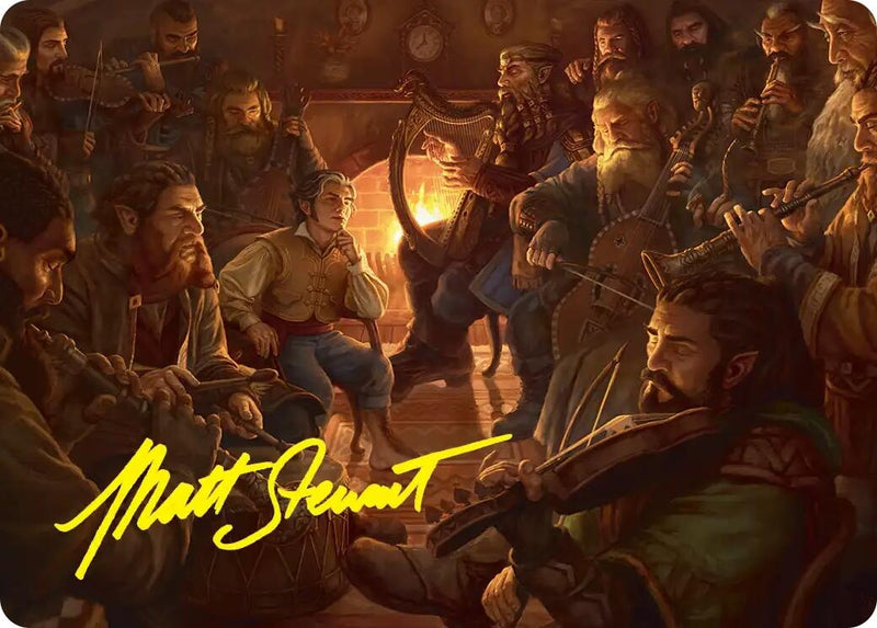 Image for An Unexpected Party Art Card (Gold-Stamped Signature) (Art Series: The Hobbit) (6) (ASHOB) - Magic: The Gathering