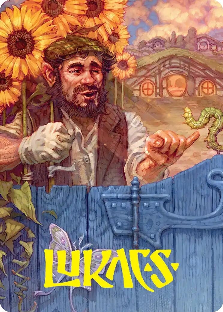 Image for The Gaffer Art Card (Gold-Stamped Signature) (Art Series: The Hobbit) (28) (ASHOB) - Magic: The Gathering