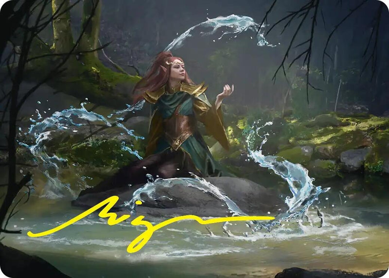 Image for Mirkwood Meditator Art Card (Gold-Stamped Signature) (Art Series: The Hobbit) (10) (ASHOB) - Magic: The Gathering