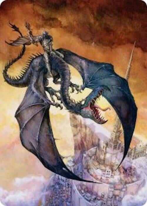 Image for Witch-king, Bringer of Ruin Art Card (Art Series: The Hobbit) (32) (ASHOB) - Magic: The Gathering