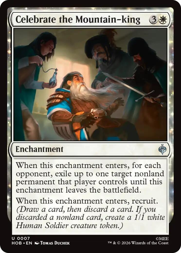 Image for Celebrate the Mountain-king (The Hobbit) (7) (HOB) - Magic: The Gathering