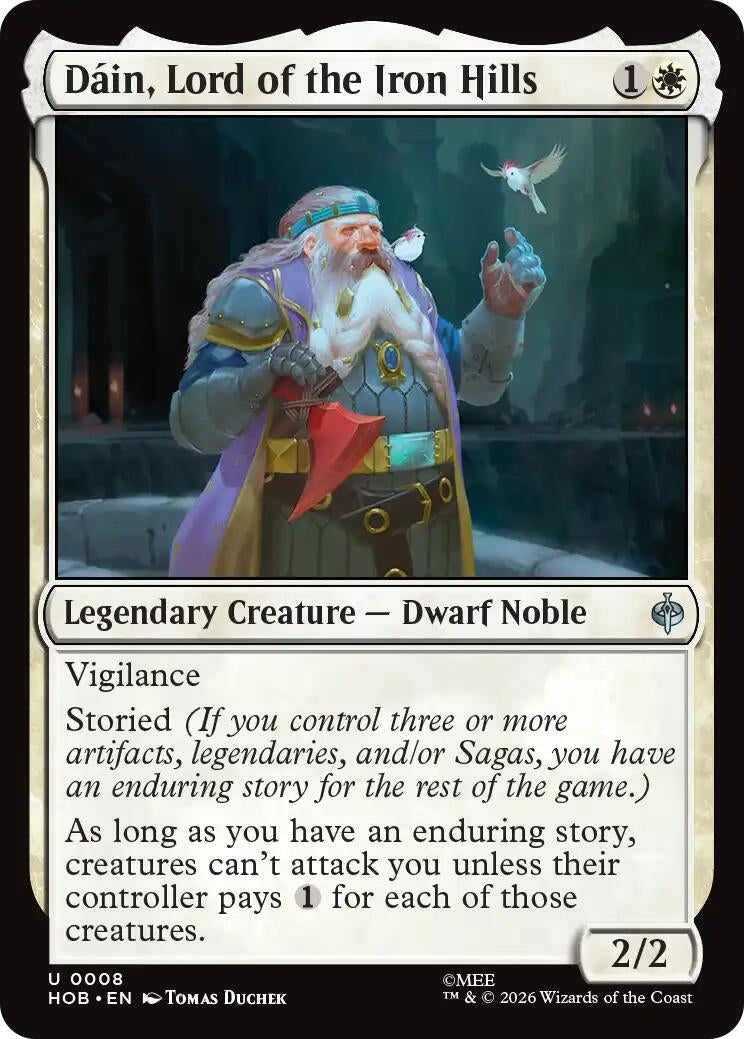 Image for Dain, Lord of the Iron Hills (The Hobbit) (8) (HOB) - Magic: The Gathering