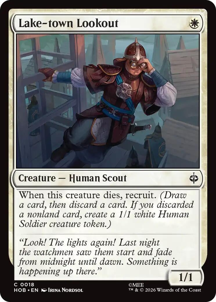 Image for Lake-town Lookout (The Hobbit) (18) (HOB) - Magic: The Gathering