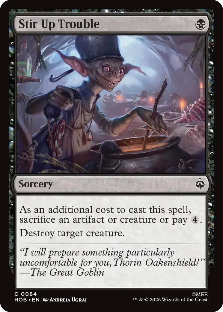 Image for Stir Up Trouble (The Hobbit) (84) (HOB) - Magic: The Gathering