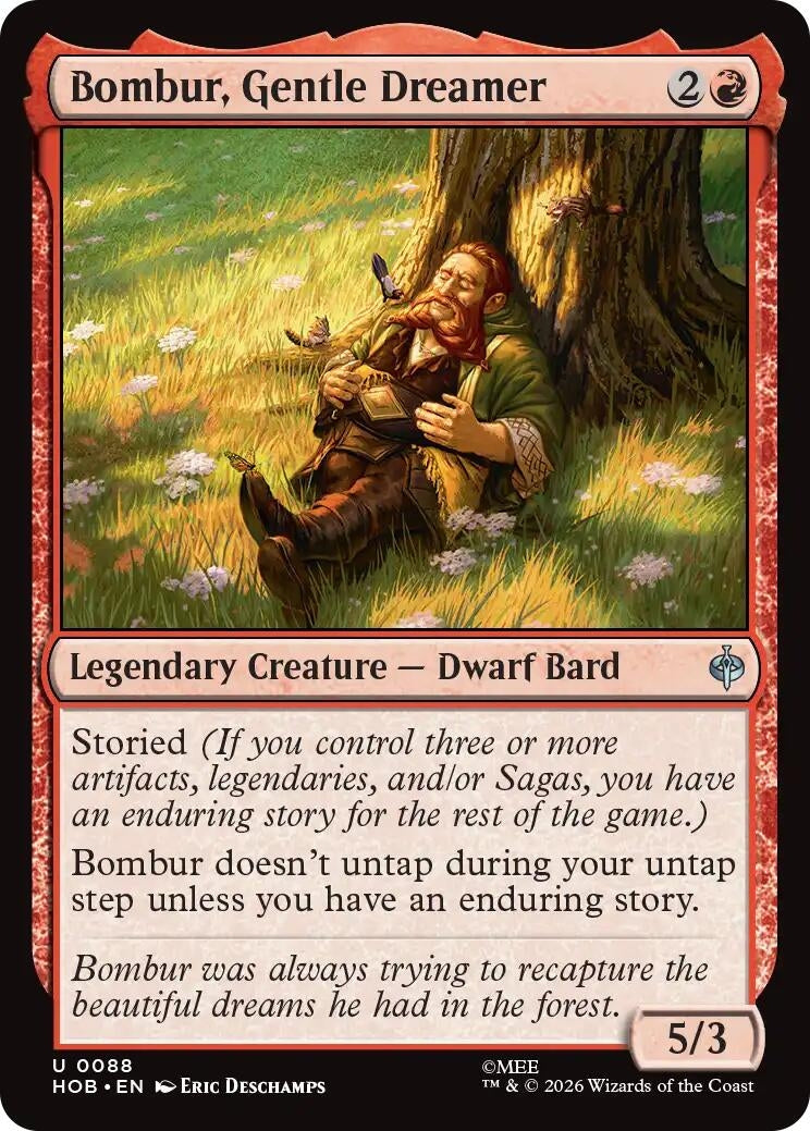 Image for Bombur, Gentle Dreamer (The Hobbit) (88) (HOB) - Magic: The Gathering