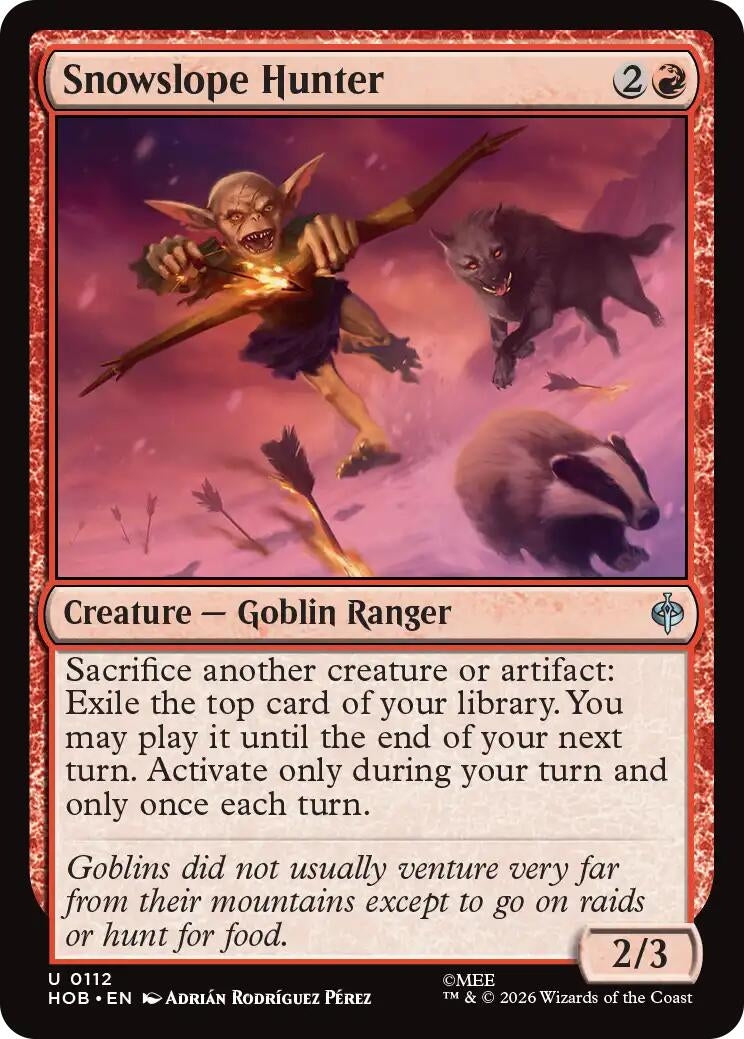 Image for Snowslope Hunter (The Hobbit) (112) (HOB) - Magic: The Gathering