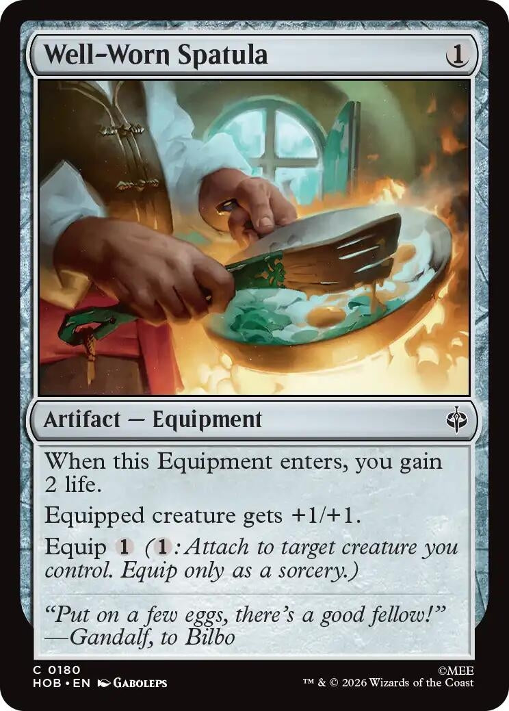 Image for Well-Worn Spatula (The Hobbit) (180) (HOB) - Magic: The Gathering