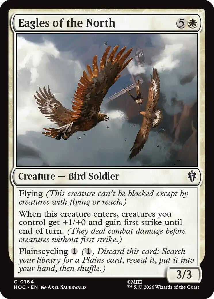 Image for Eagles of the North (The Hobbit: Eternal-Legal) (164) (HOC) - Magic: The Gathering