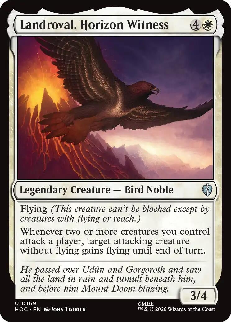 Image for Landroval, Horizon Witness (The Hobbit: Eternal-Legal) (169) (HOC) - Magic: The Gathering