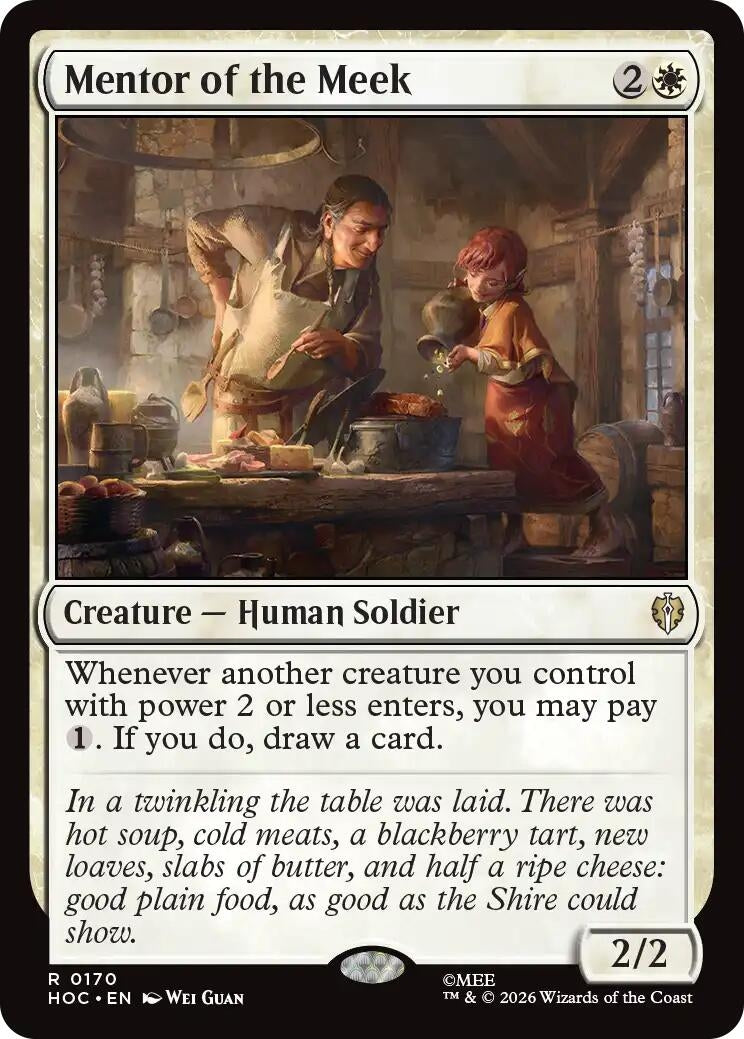 Image for Mentor of the Meek (The Hobbit: Eternal-Legal) (170) (HOC) - Magic: The Gathering