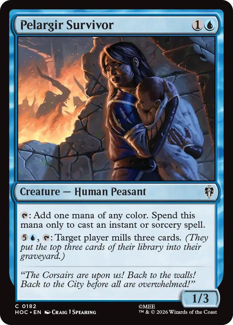 Image for Pelargir Survivor (The Hobbit: Eternal-Legal) (182) (HOC) - Magic: The Gathering