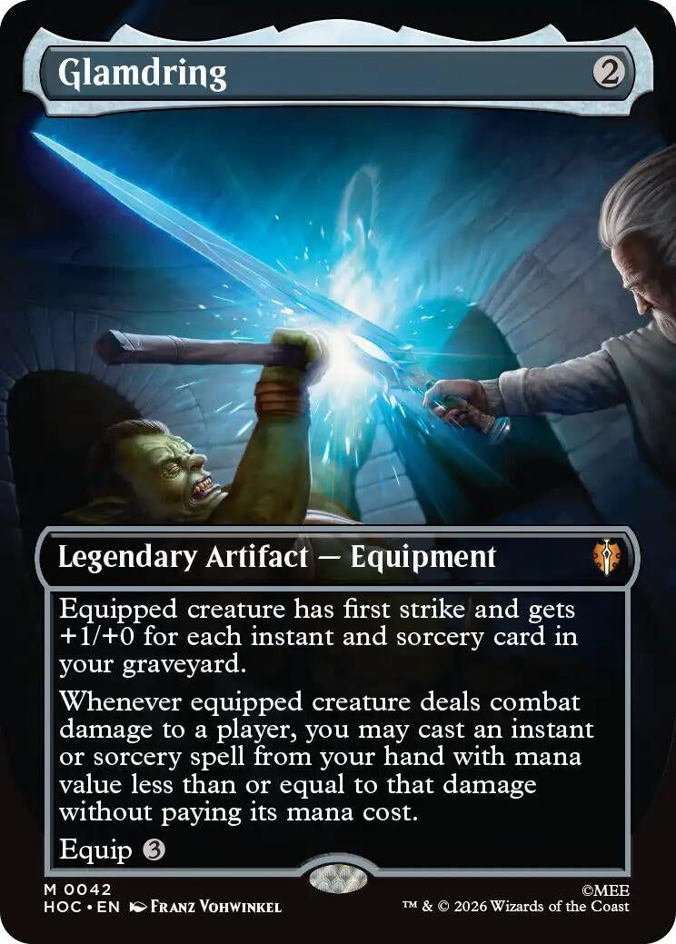 Image for Glamdring (Borderless) (The Hobbit: Eternal-Legal) (42) (HOC) - Magic: The Gathering