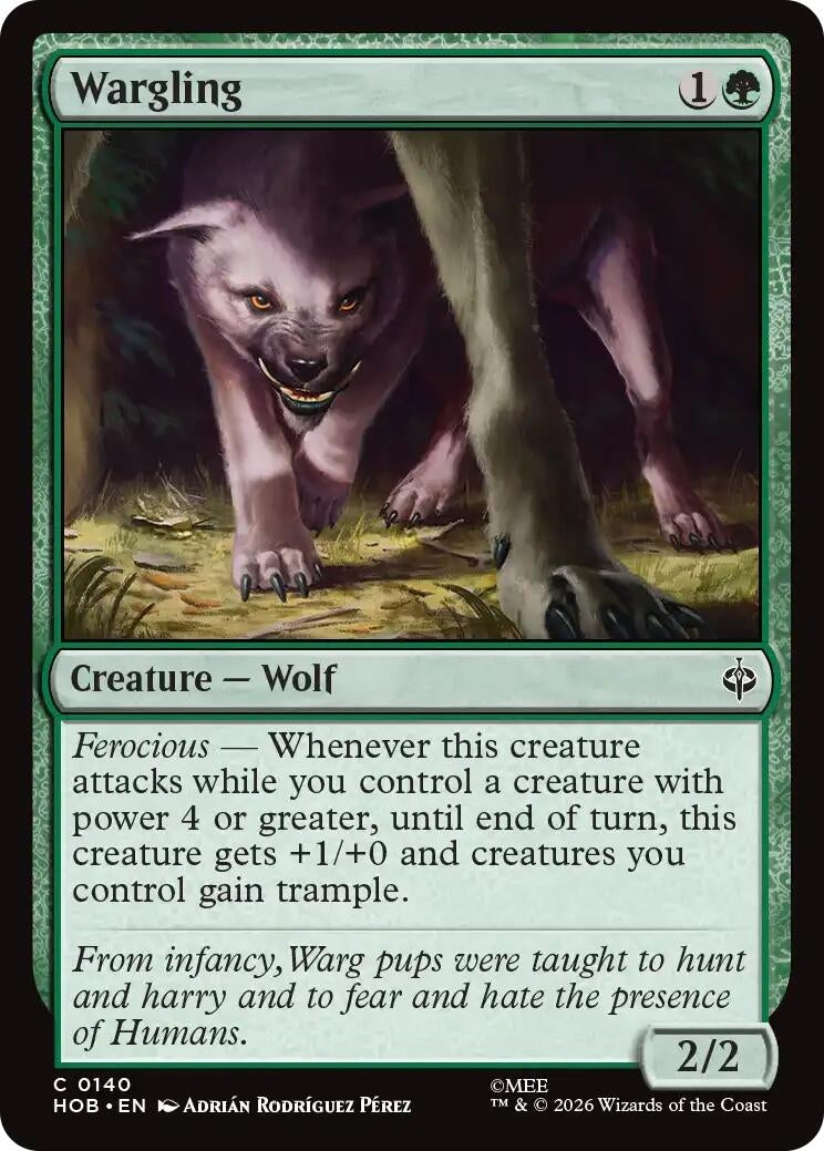 Image for Wargling (The Hobbit) (140) (HOB) - Magic: The Gathering