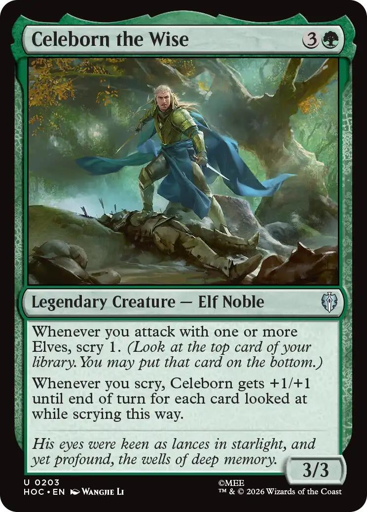 Image for Celeborn the Wise (The Hobbit: Eternal-Legal) (203) (HOC) - Magic: The Gathering