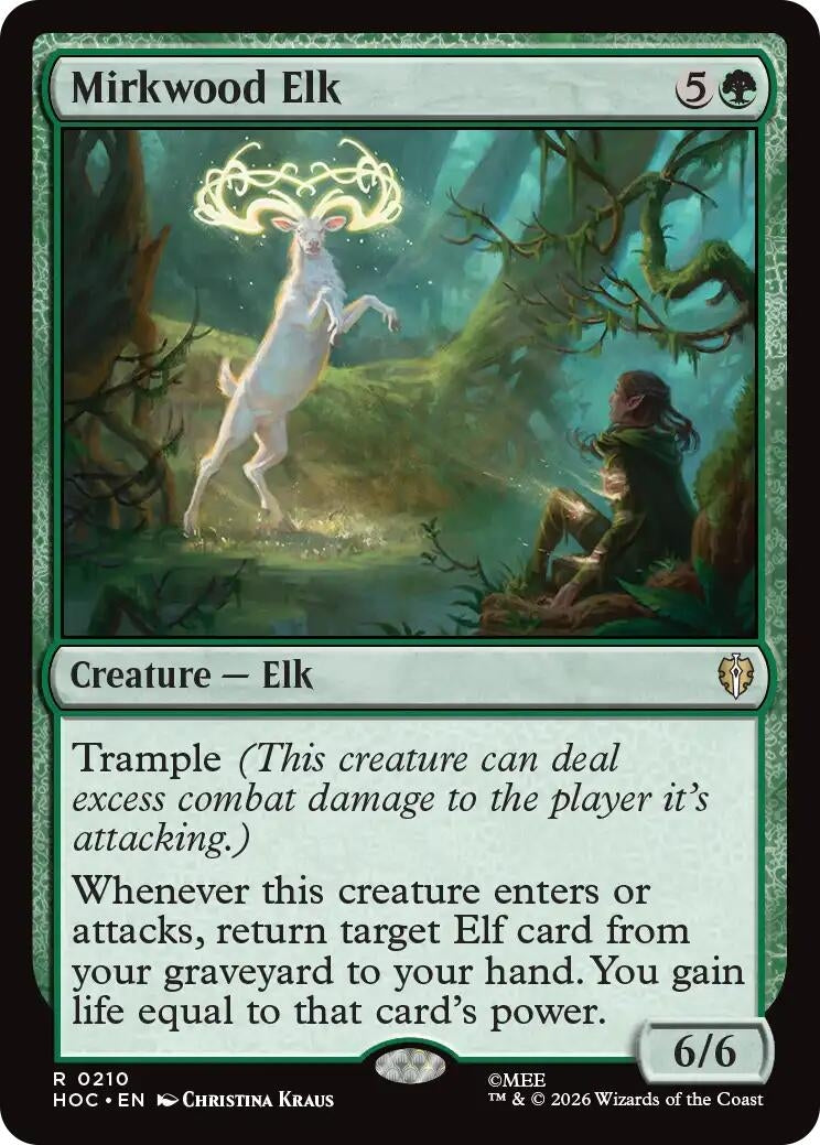 Image for Mirkwood Elk (The Hobbit: Eternal-Legal) (210) (HOC) - Magic: The Gathering