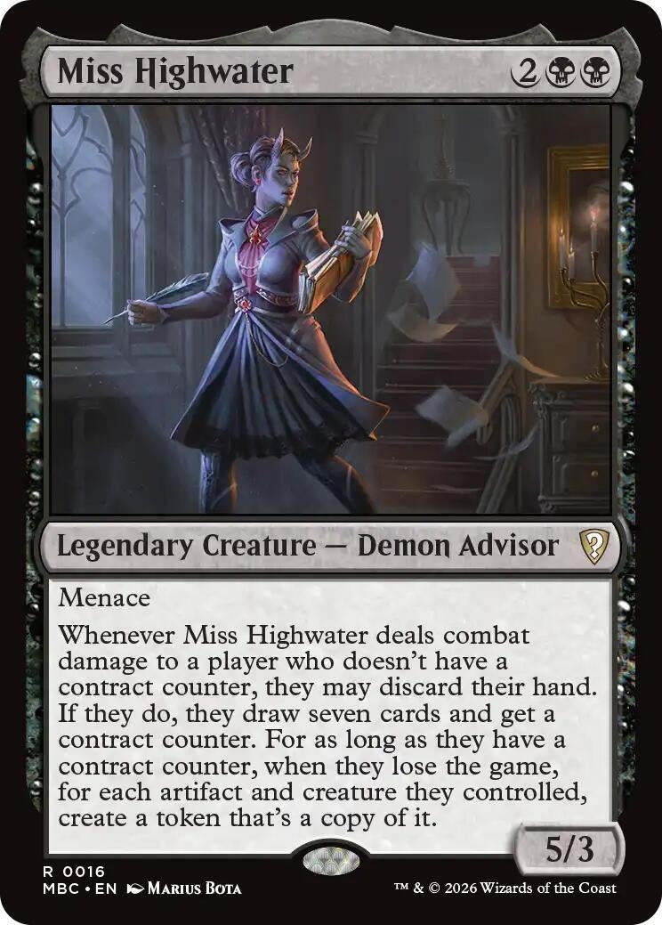 Image for Miss Highwater (Mystery Booster Commander Edition) (16) (MBC) - Magic: The Gathering