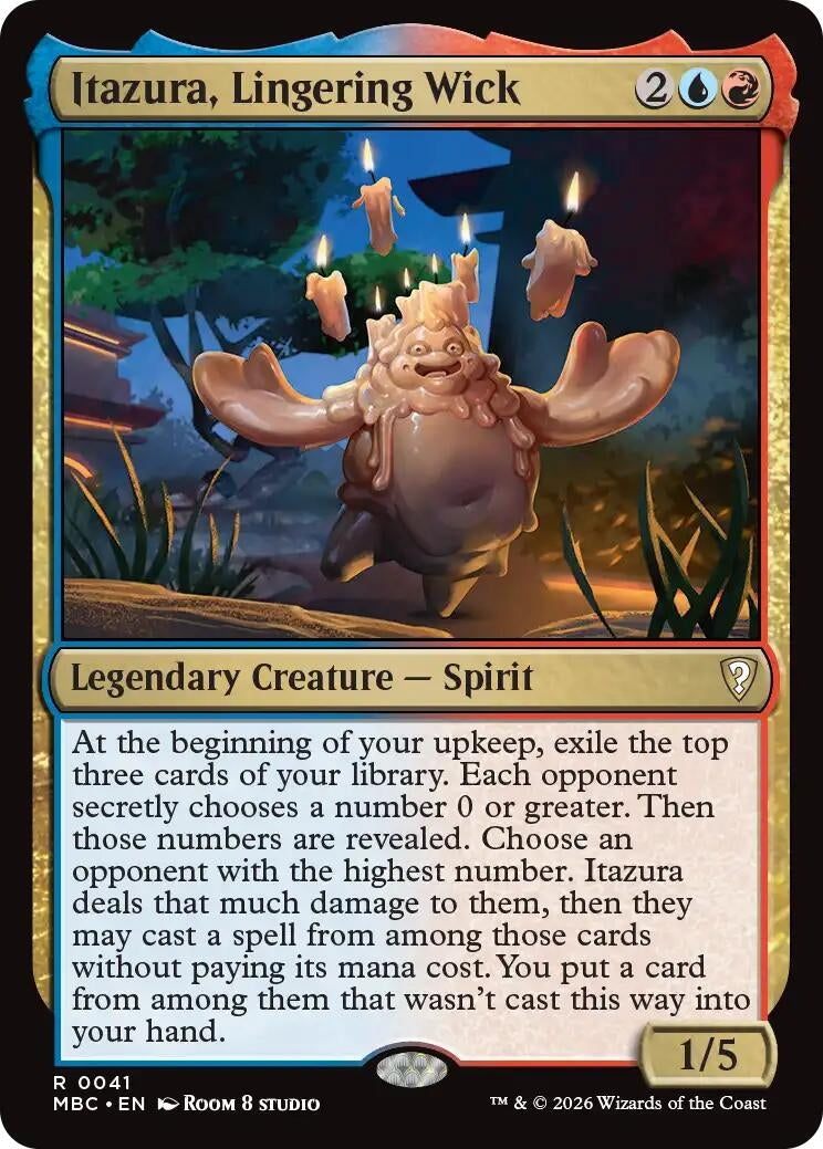 Image for Itazura, Lingering Wick (Mystery Booster Commander Edition) (41) (MBC) - Magic: The Gathering