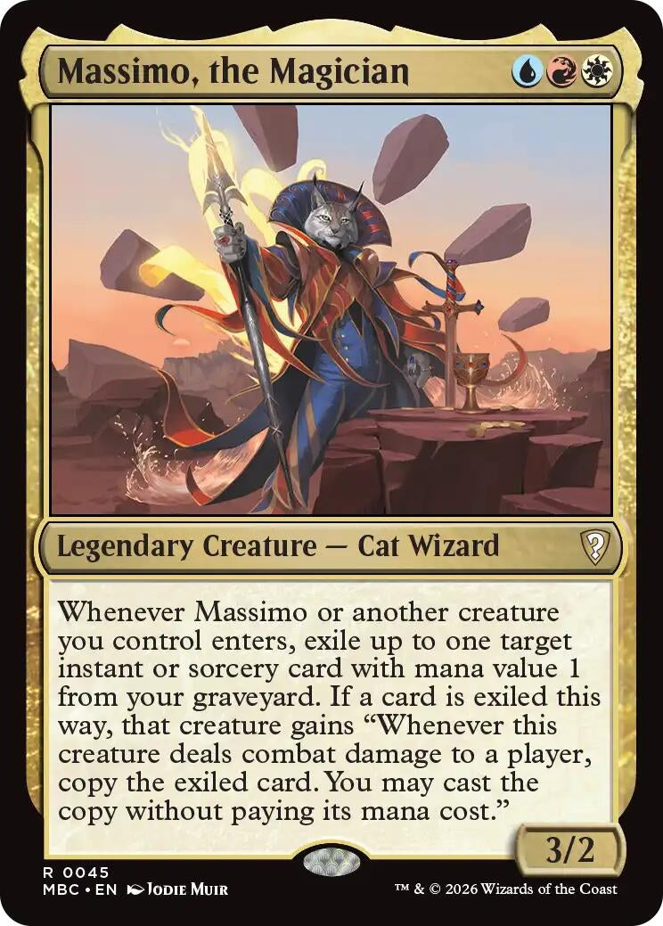 Image for Massimo, the Magician (Mystery Booster Commander Edition) (45) (MBC) - Magic: The Gathering