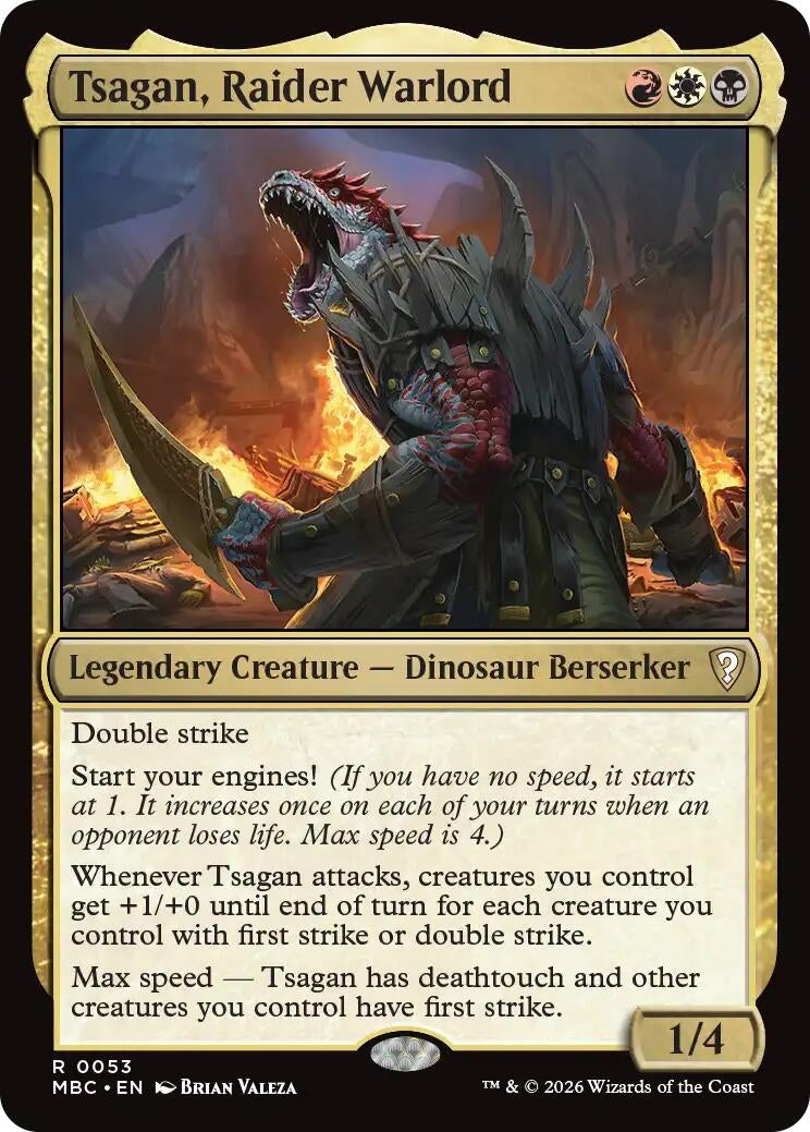 Image for Tsagan, Raider Warlord (Mystery Booster Commander Edition) (53) (MBC) - Magic: The Gathering