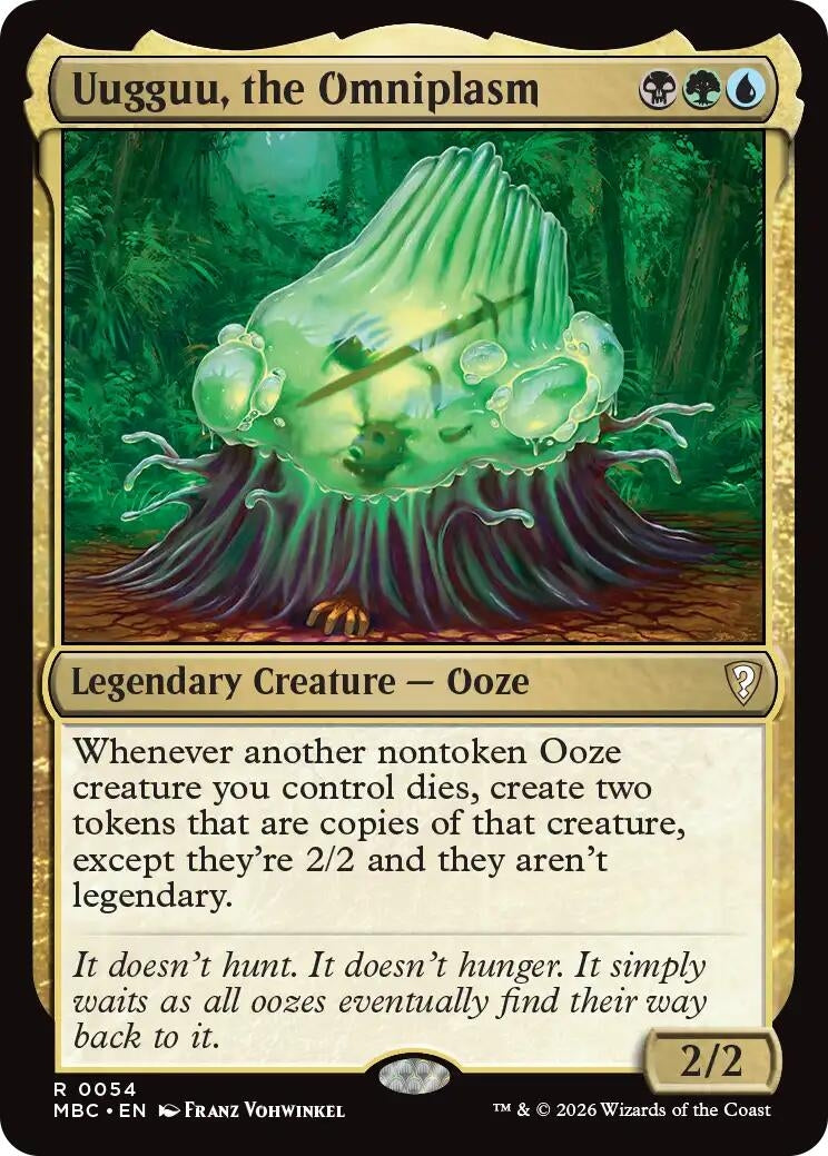 Image for Uugguu, the Omniplasm (Mystery Booster Commander Edition) (54) (MBC) - Magic: The Gathering