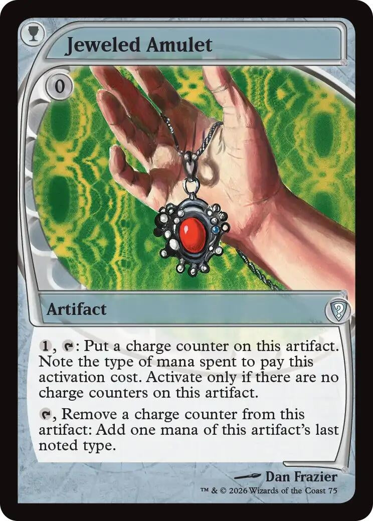 Image for Jeweled Amulet (Future Sight) (Mystery Booster Commander Edition) (75) (MBC) - Magic: The Gathering