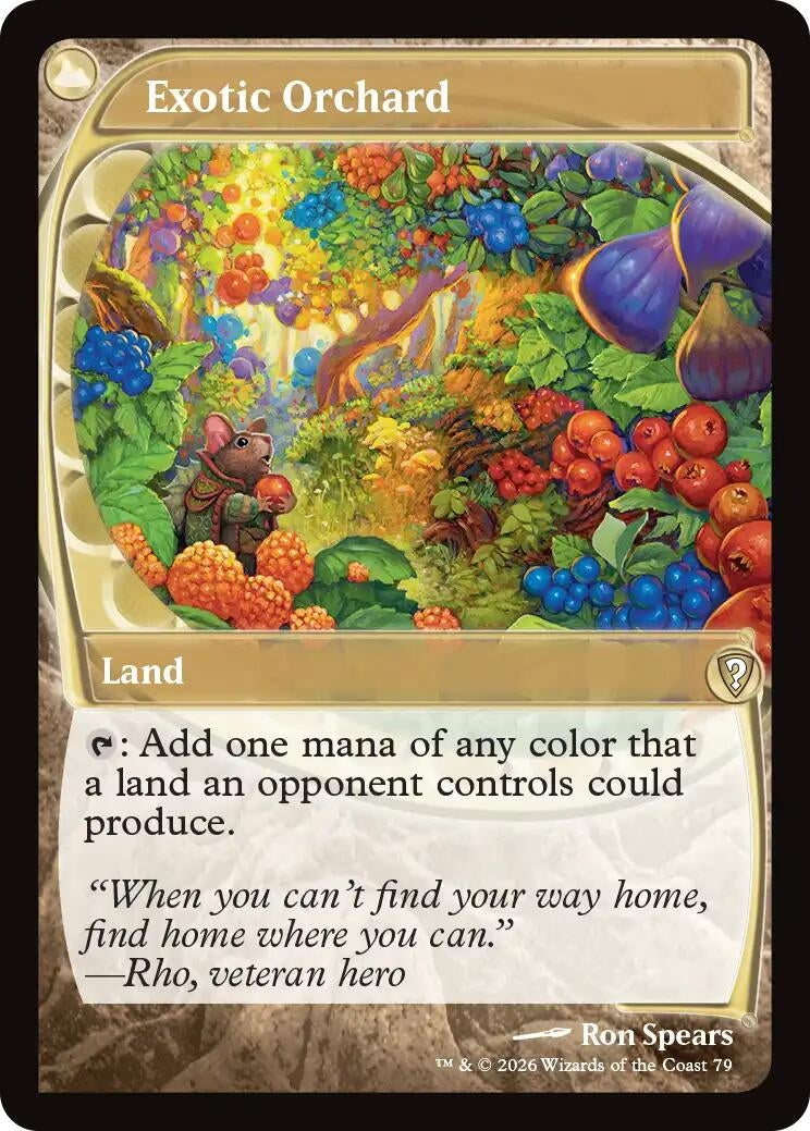 Image for Exotic Orchard (Future Sight) (Mystery Booster Commander Edition) (79) (MBC) - Magic: The Gathering