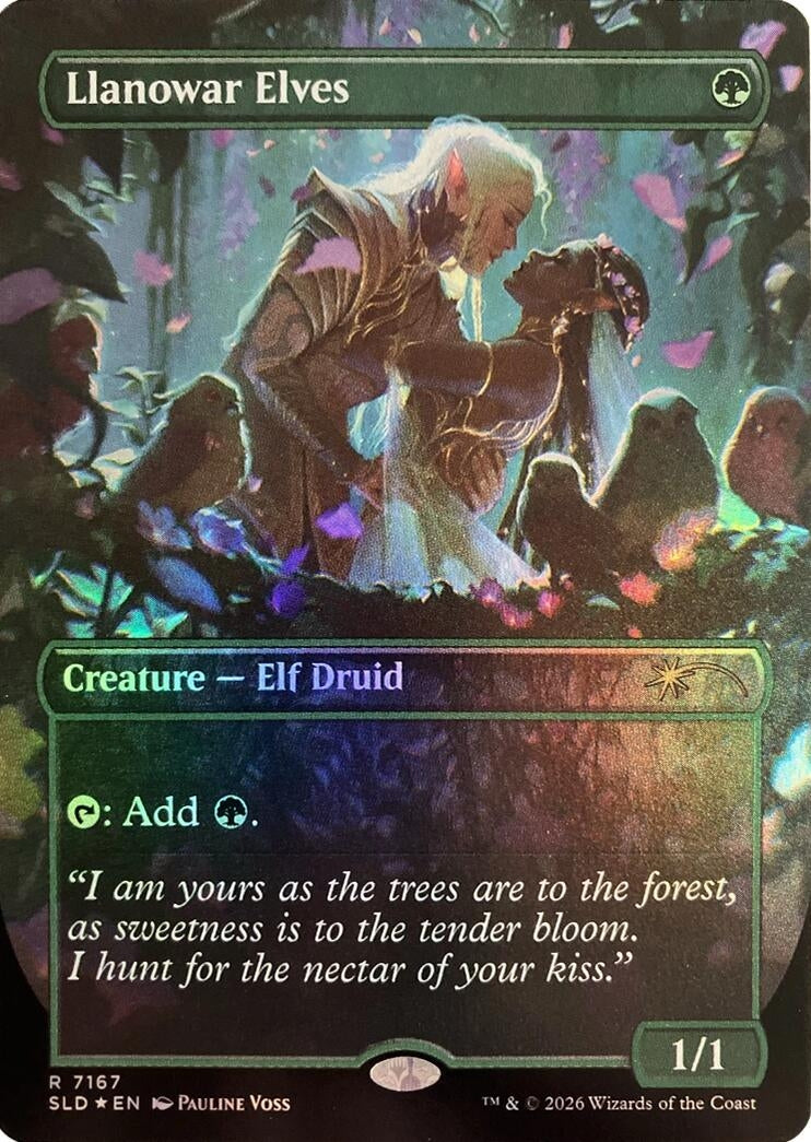 Image for Llanowar Elves (7167) (Secret Lair Drop Series) (7167) (SLD) - Magic: The Gathering