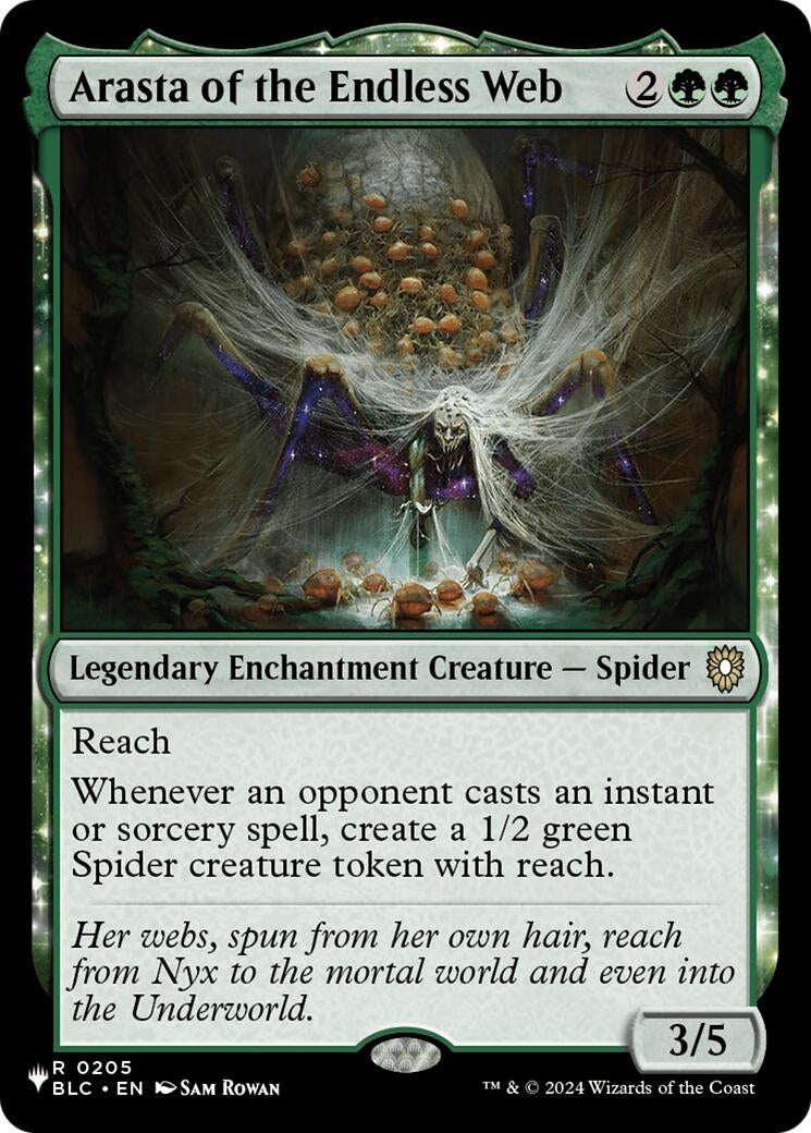 Image for Arasta of the Endless Web (The List Reprints) (205) (LIST) - Magic: The Gathering