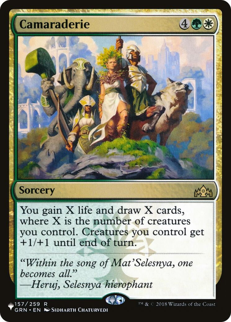 Image for Camaraderie (The List Reprints) (157) (LIST) - Magic: The Gathering