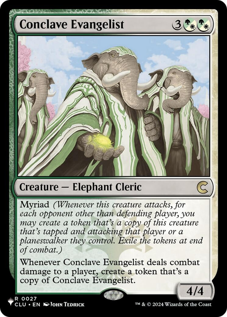 Image for Conclave Evangelist (The List Reprints) (27) (LIST) - Magic: The Gathering