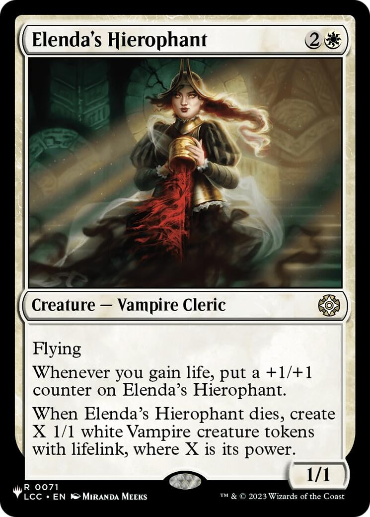 Image for Elenda's Hierophant (The List Reprints) (71) (LIST) - Magic: The Gathering