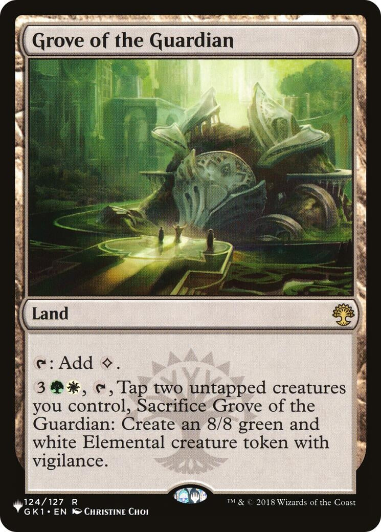 Image for Grove of the Guardian (The List Reprints) (124) (LIST) - Magic: The Gathering