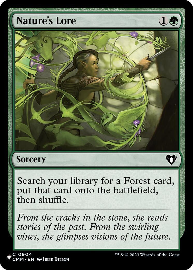 Image for Nature's Lore (CMM) (The List Reprints) (904) (LIST) - Magic: The Gathering