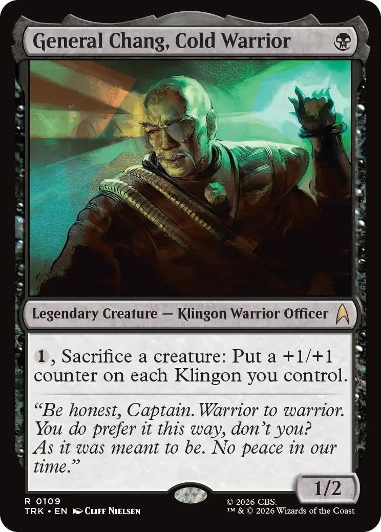 Image for General Chang, Cold Warrior (Star Trek) (109) (TRK) - Magic: The Gathering