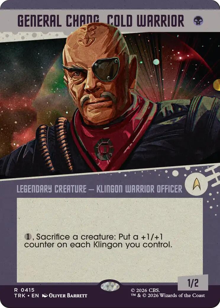 Image for General Chang, Cold Warrior (Showcase) (0415) (Star Trek) (415) (TRK) - Magic: The Gathering