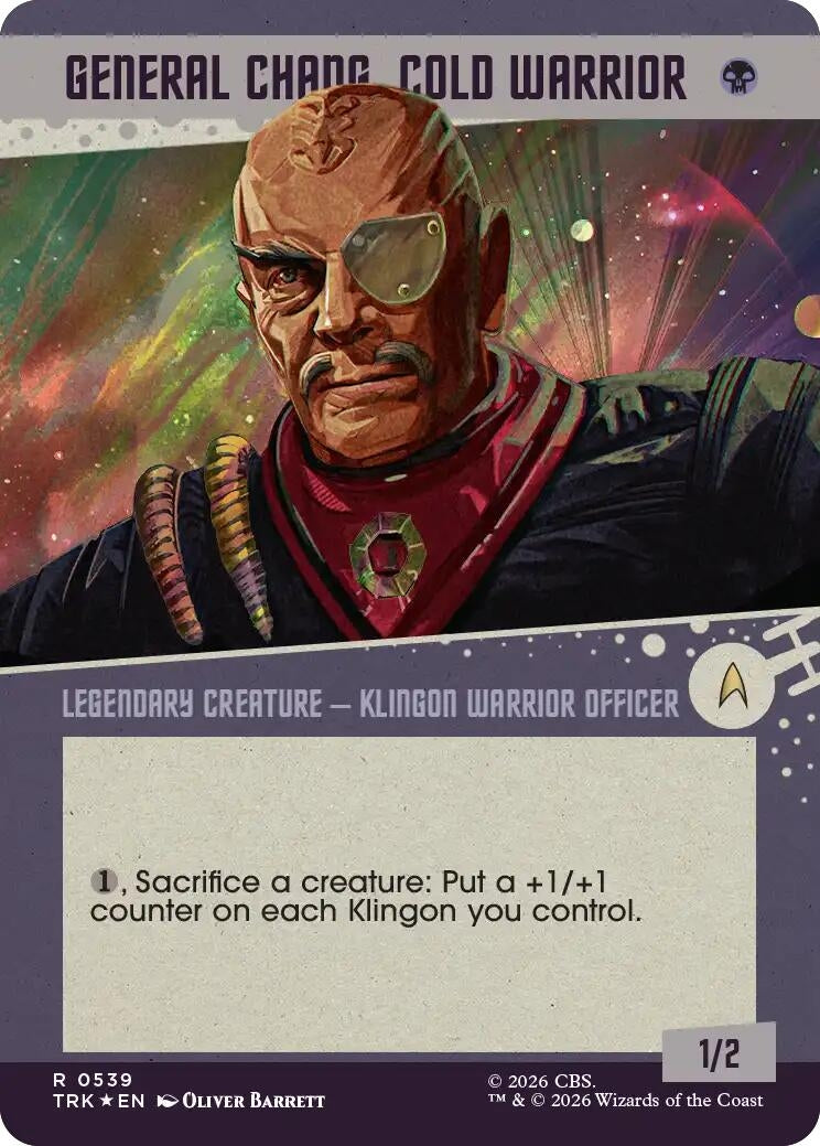 Image for General Chang, Cold Warrior (Showcase) (0539) (Surge Foil) (Star Trek) (539) (TRK) - Magic: The Gathering