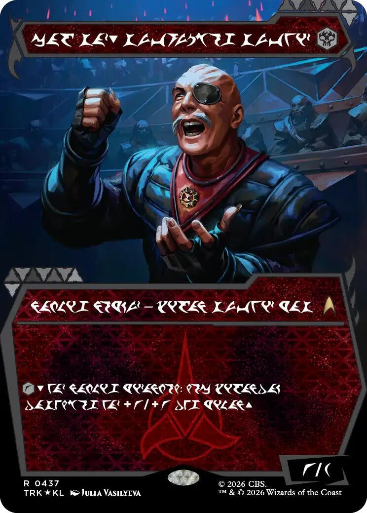 Image for General Chang, Cold Warrior (Showcase) (0437) (Klingon) (Star Trek) (437) (TRK) - Magic: The Gathering
