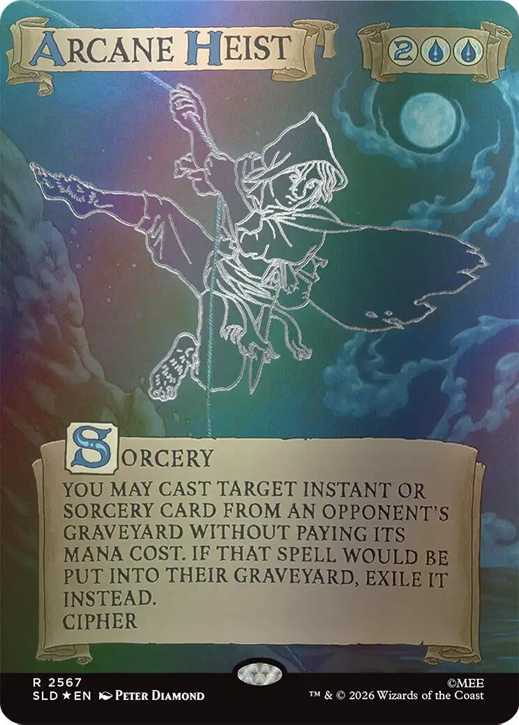 Image for Arcane Heist (Out Of Sight Foil) (Secret Lair Drop Series) (2567) (SLD) - Magic: The Gathering