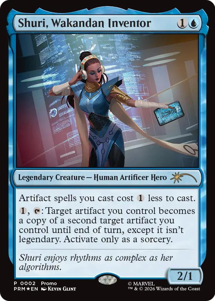 Image for Shuri, Wakandan Inventor (Media Promos) (2) (MEDIA) - Magic: The Gathering