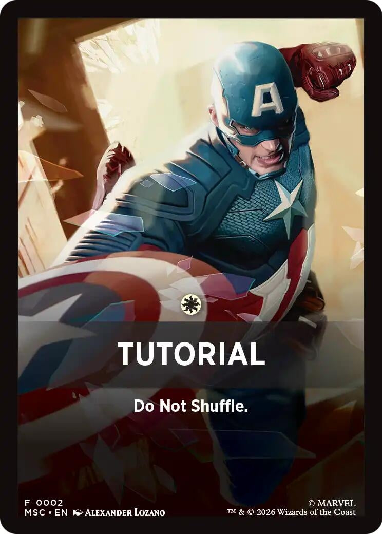 Image for Tutorial Theme Card (0002) (Commander: Marvel Super Heroes) (2) (MSC) - Magic: The Gathering